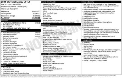 2024 Chevrolet Malibu 1LT
