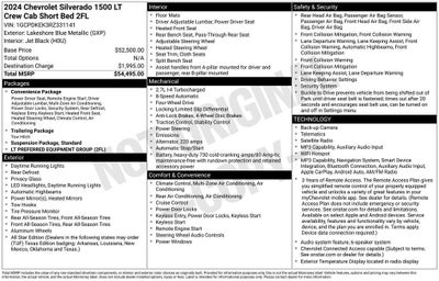 2024 Chevrolet Silverado 1500 LT (2FL)