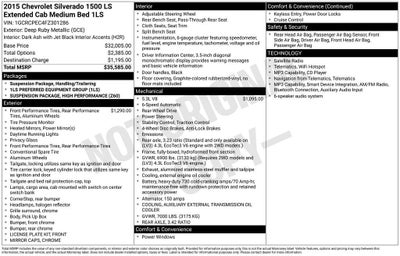 2015 Chevrolet Silverado 1500 LS