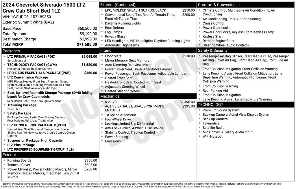 2024 Chevrolet Silverado 1500 LTZ
