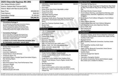 2025 Chevrolet Equinox RS