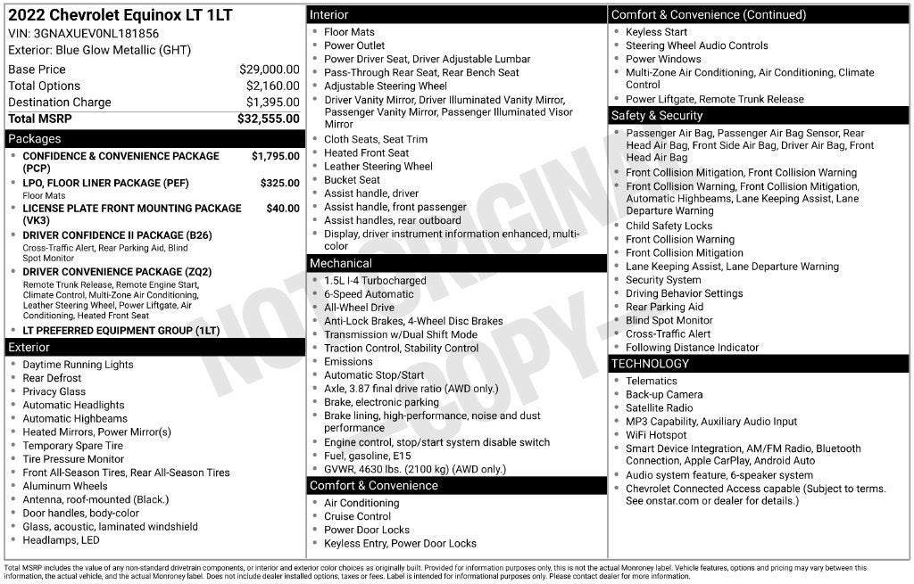 2022 Chevrolet Equinox LT