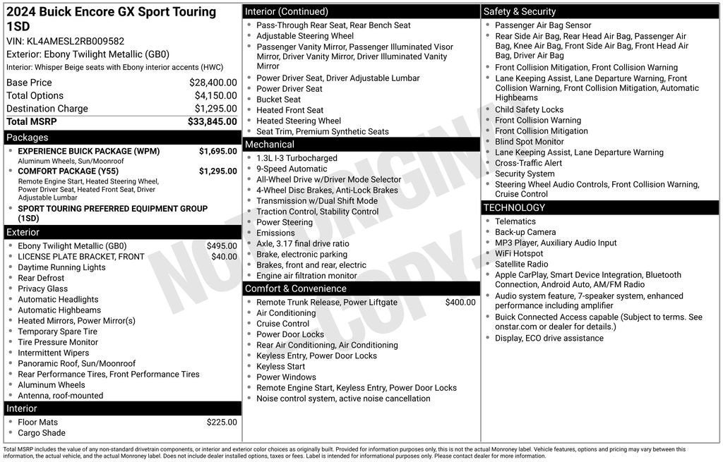 2024 Buick Encore GX Sport Touring