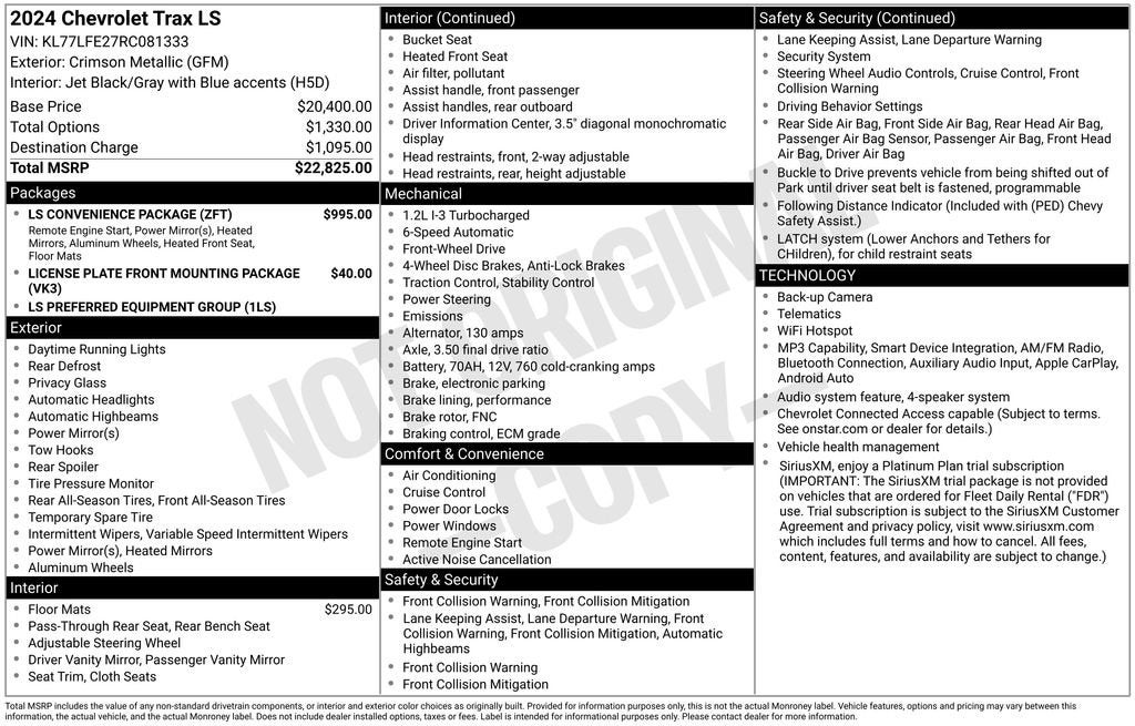 2024 Chevrolet Trax LS