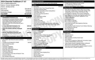 2024 Chevrolet Trailblazer LT