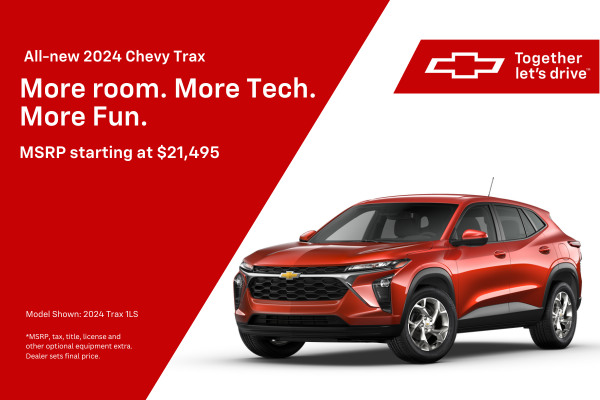 All-new 2024 Chevy Trax