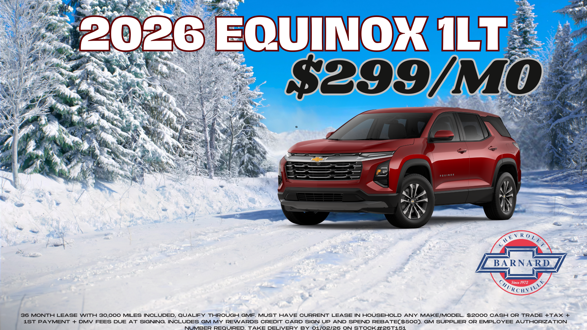 2026 Equinox Lease Special