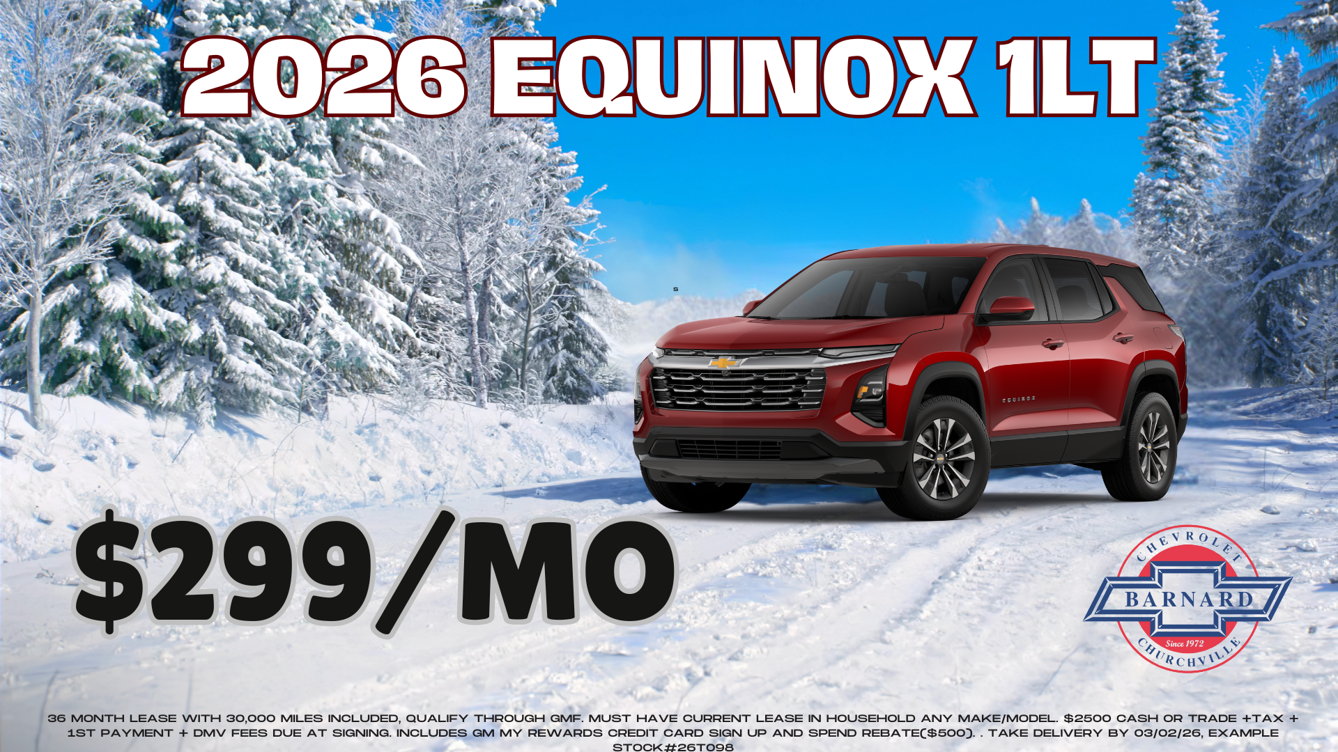 2026 Equinox Lease Special