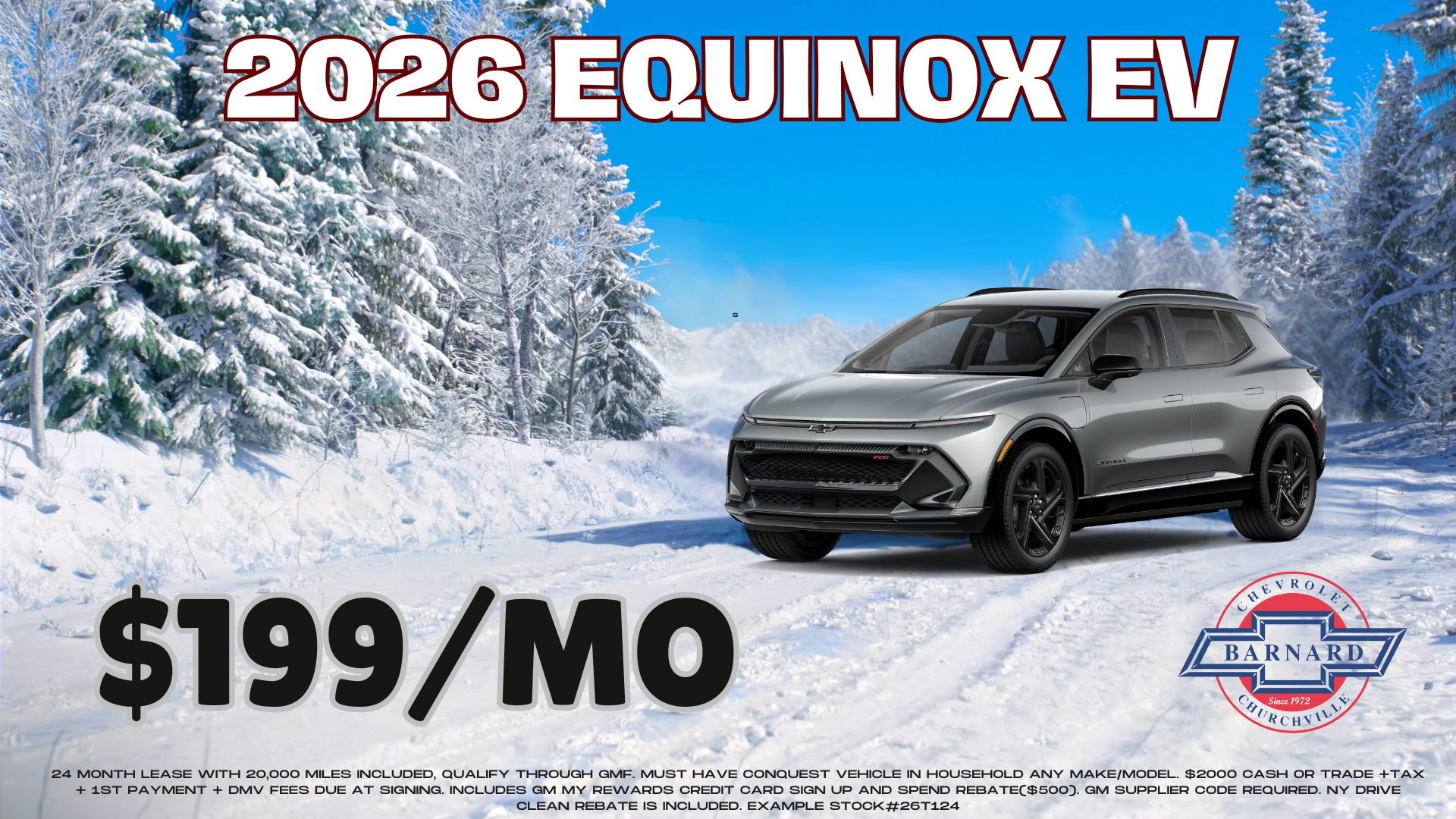 2026 Equinox EV Lease Special