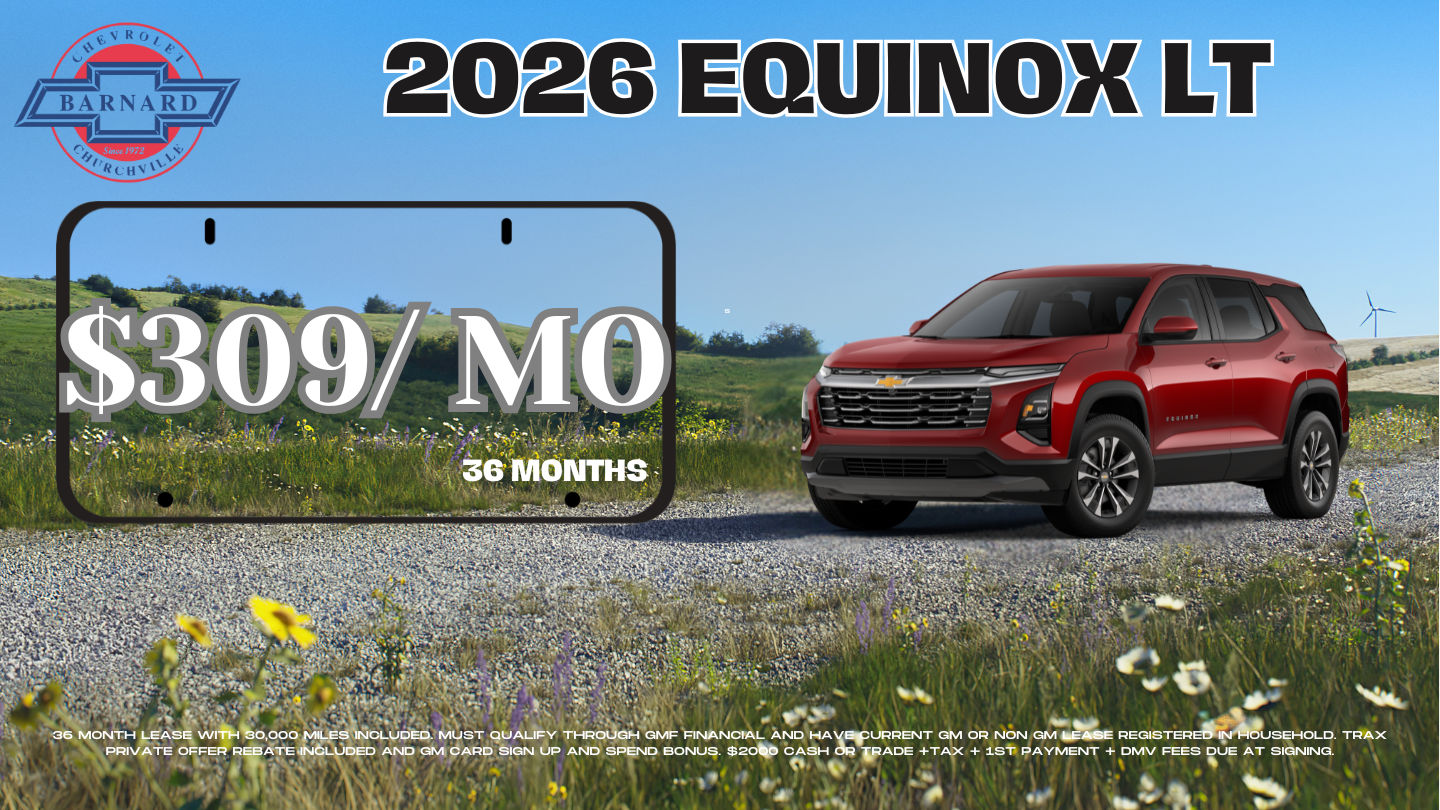 2026 Equinox Lease Special